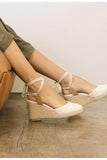 D-ALONDRA-ESPADRILLE, LACE UP, WEDGE