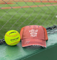 Softball Mom Embroidered Hat