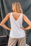 Front and Back Deep V-Neck Tank Top