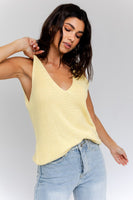 Front and Back Deep V-Neck Tank Top