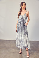 Tie-Dye Cami Maxi Dress