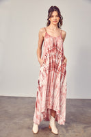 Tie-Dye Cami Maxi Dress