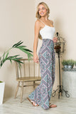 Smocked Wide Leg Pants