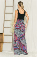 Smocked Wide Leg Pants