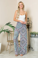 Smocked Wide Leg Pants