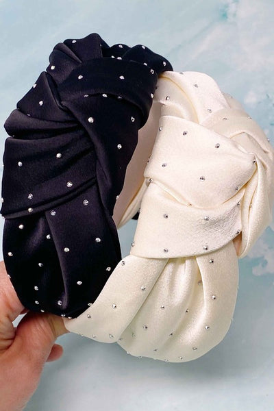 So Satin Knotted Headband