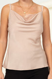 Two Strap Cami with Lace Top