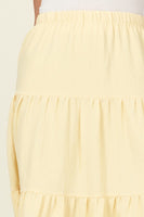 Call It a Day Tiered Midi Skirt